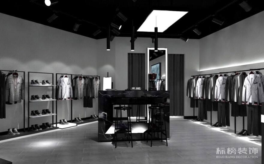 深圳潮流男装服装店铺装修理要点！